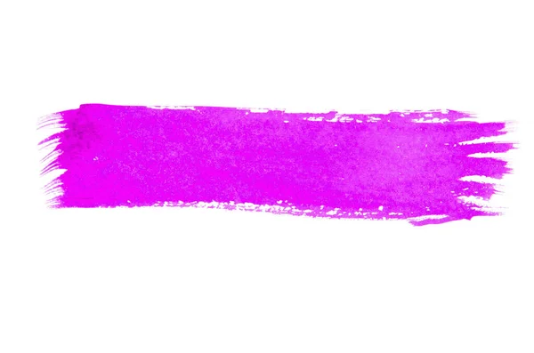 Мазки Розовой Краски Бумаге — стоковое фото