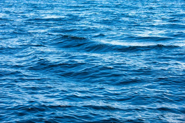 Blauwe Zee Water Achtergrond Textuur — Stockfoto