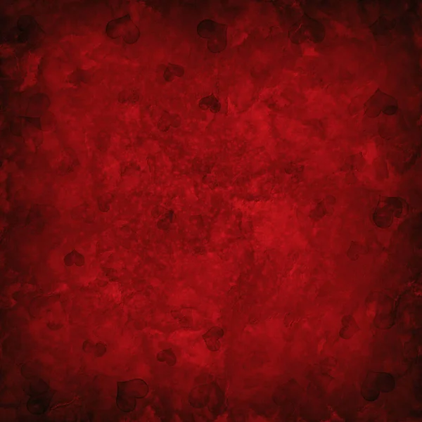Roter Valentinstag Hintergrund Mit Herzen — Stockfoto