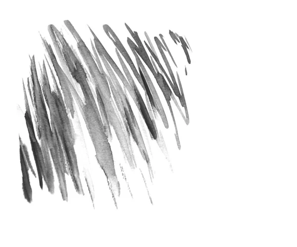Абстрактний Сірий Акварельний Фон Текстури Ізольовані Білому — стокове фото