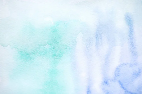 Абстрактна Текстура Зеленого Синього Акварельного Фону — стокове фото
