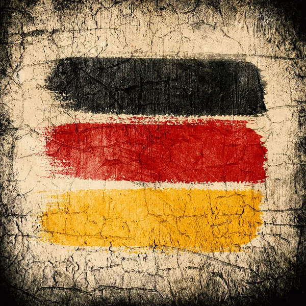 Vlajka Německo Starý Textury Grunge Vintage — Stock fotografie