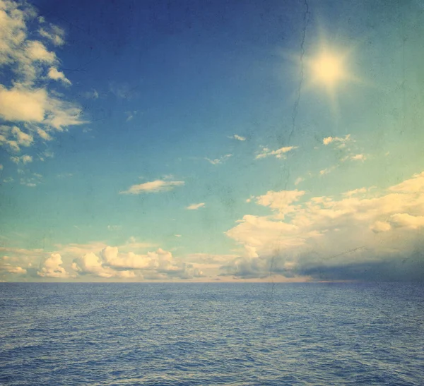 Güzel Gökyüzü Mavi Deniz — Stok fotoğraf