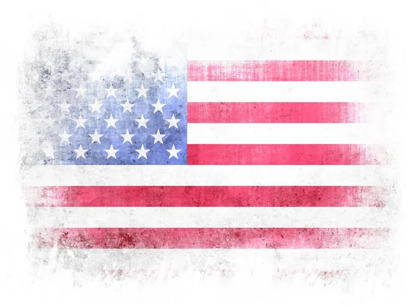 American Flag Independence Day Illustration — Stock Photo, Image
