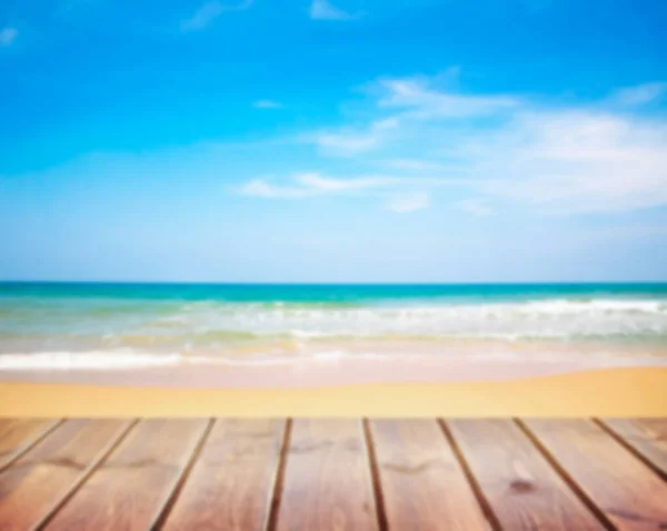 Beautiful Sky Blue Sea Blur Background — Stock Photo, Image