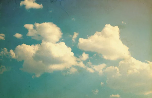 Weiße Wolken Blauen Himmel — Stockfoto