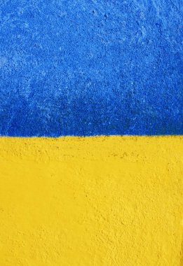 Flag of Ukraine retro background texture
