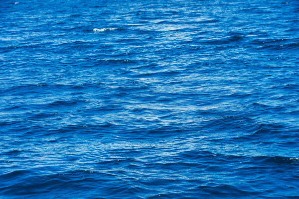 Blue sea water background