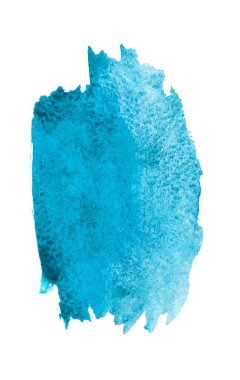 Kağıt üzerinde mavi boya konturları