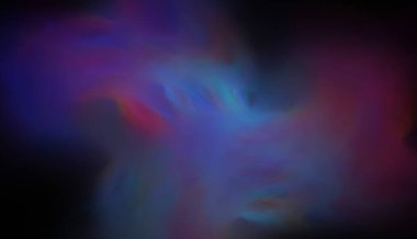 fraktal renkli soyut yuvarlak eğriler ve siyah arkaplan üzerindeki çizgiler