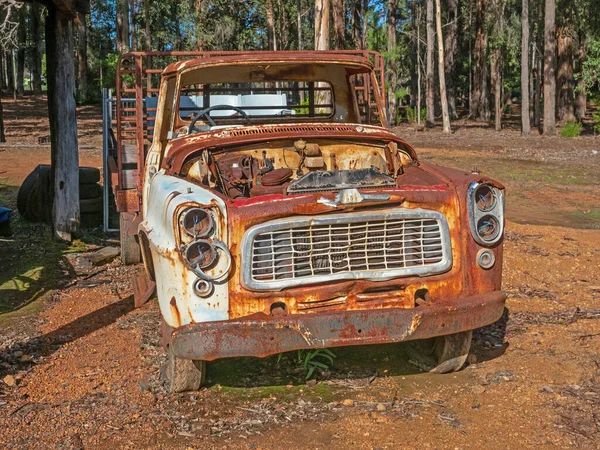 Western Australia Australia Mayo 2023 Viejo Camión Cosechador Internacional Oxida — Foto de Stock