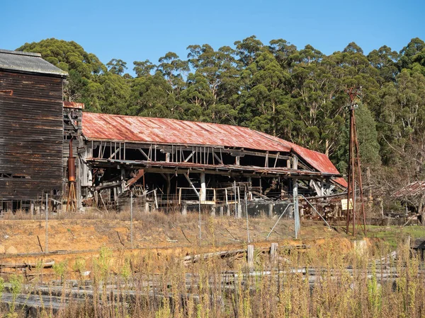 Ett Gammalt Övergivet Ångsågverk Vid Donnelly River Village Västra Australien — Stockfoto