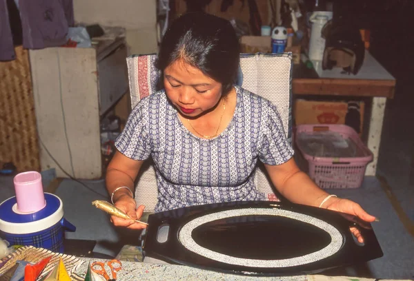 치앙마이 북부에서 타이에서 번째로 치앙마이에 미술가 2023 — 스톡 사진
