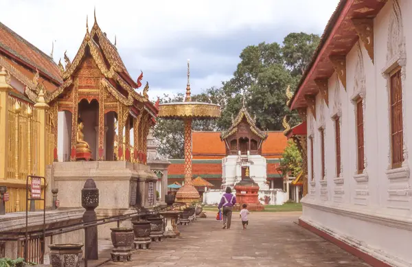 Wat Phra Que Lampang Luang Lampang Dos Templos Budistas Mais — Fotografia de Stock