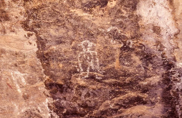 Prehistoric Rock Art Man Luang National Park Mae Chame Valley — Stock Photo, Image