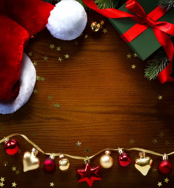 クリスマスグリーティングカードや休日のバナーデザイン — ストック写真