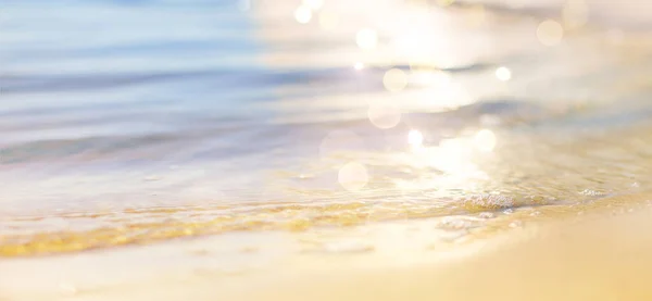 Abstracto Océano Olas Playa Como Fondo Hermosas Vacaciones Naturales Verano —  Fotos de Stock