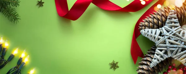 Noel Çevre Dostu Yapımı Hediye Süslemeleri Ekonomik Noel Tatili Konsepti - Stok İmaj