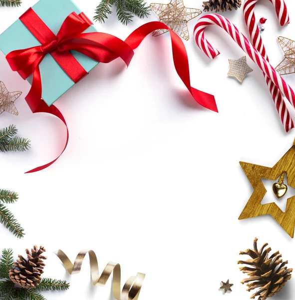 Buon Natale Buone Feste Biglietto Auguri Cornice Banner Design Capodanno Immagini Stock Royalty Free