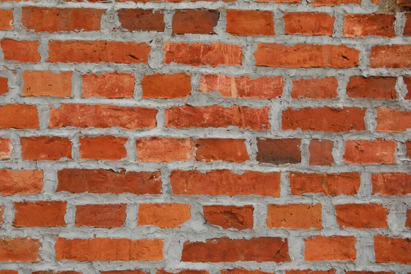 Red Brick Wall Texture Old Church — Stock Photo, Image