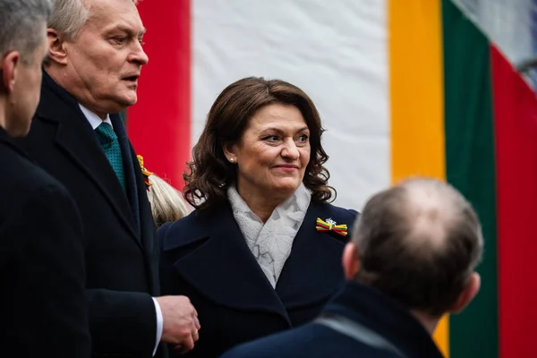 Vilnius Litauen Februar 2023 Diana Nausediene Die First Lady Litauens — Stockfoto