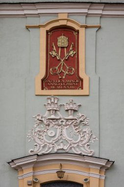 Polonya 'nın küçük bir kasabası olan Seyny' deki Kutsal Bakire Meryem 'in Roma Katolik Bazilikası' nın ayrıntıları