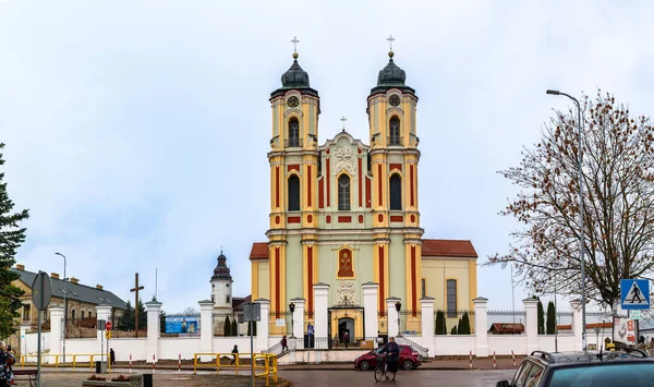 ポーランド セジニー2022年10月16日 ローマ カトリック教会ポーランドの小さな町セジニーにある聖母マリア教会 — ストック写真