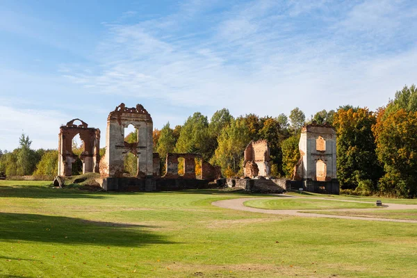 Ruinerna Merkine Herrgård Före Detta Paulava Republiken Bondesamhälle Det Polsk — Stockfoto