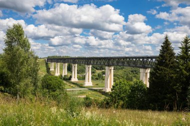 Lyduvenai Demiryolu Köprüsü - Litvanya 'nın en yüksek köprüsü