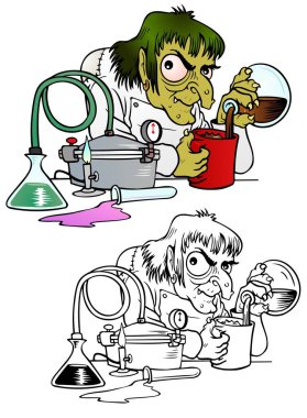 Berbat kahve hazır. Bonus siyah taslak versiyonuyla birlikte..