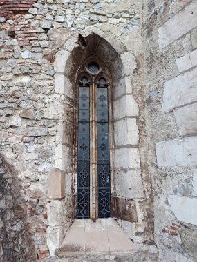 Romanya 'nın Hunedoara kentindeki Corvin Şatosu' nun (Castelul Corvinilor) ayrıntıları