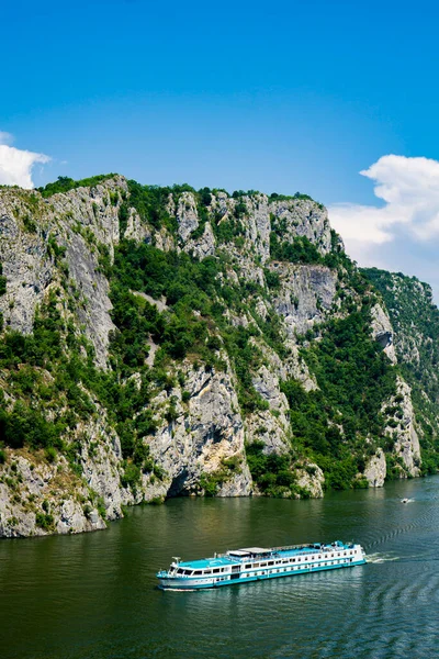 Dunaj Serbia Lipca 2022 Rzeczny Statek Wycieczkowy Der Kleine Prinz — Zdjęcie stockowe