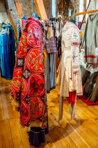 Golubac Serbien September 2021 Traditionelle Serbische Mittelalterliche Kostüme Auf Der — Stockfoto