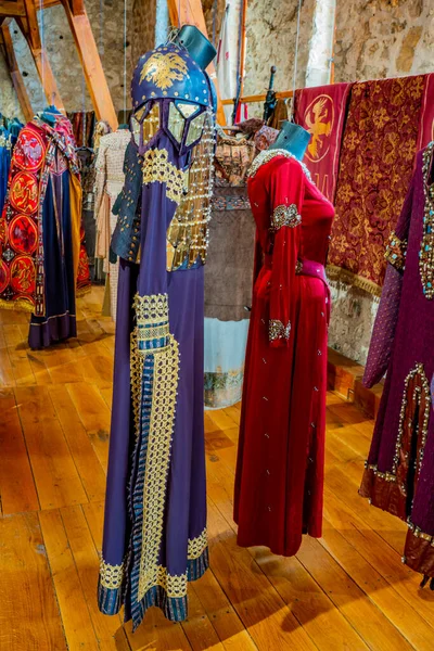 Golubac Serbia September 2021 Traditional Serbian Medieval Costumes Exibition Nemanjici — Stock Photo, Image