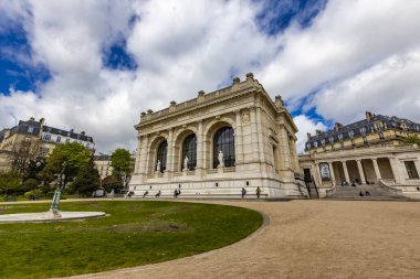 Paris, France - April 12, 2023: View at Palais Galliera in Paris, France. It is a museum of fashion and fashion history established in 1977. clipart