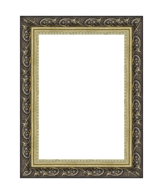 Şeffaf arkaplanda resim çerçevesi