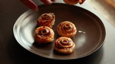 Cadılar Bayramı Zeytinli Puf - Lezzetli Yakın plan