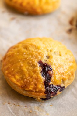 Taze yaban mersinli Rustik Krem Peynirli Puf Böreği