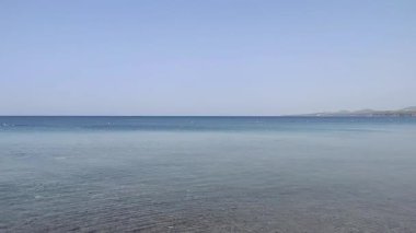  Yunanistan 'ın Selanik' in güneydoğusunda yer alan Nikiti köyünün plajı, Makedonya 'nın Chalkidiki yarımadasında yer alıyor.