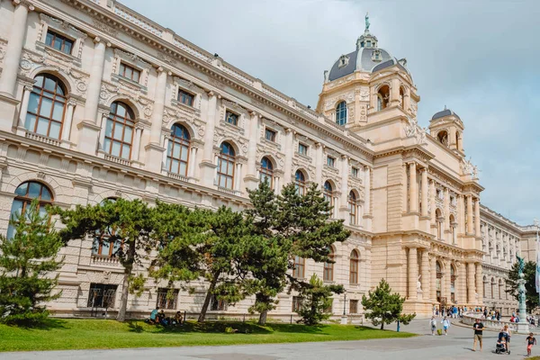 Wenen Oostenrijk Augustus 2022 Gezicht Gevel Van Het Natuurhistorisch Museum — Stockfoto