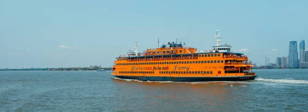 New York City United States May 2023 Panoramic View Ferryboat — Stock Photo, Image