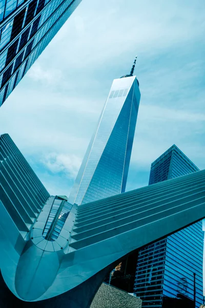 Nueva York Estados Unidos Mayo 2023 Edificio Oculus Distrito Financiero — Foto de Stock