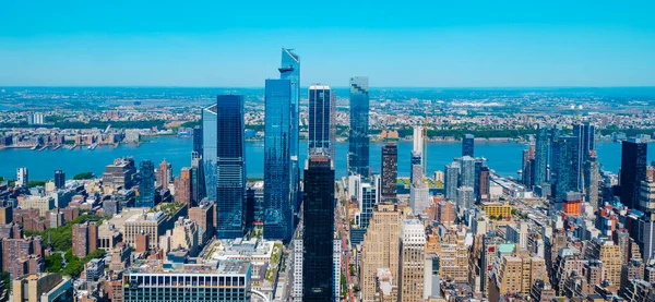 Άποψη Του Midtown Manhattan Στη Νέα Υόρκη Ηνωμένες Πολιτείες Που — Φωτογραφία Αρχείου