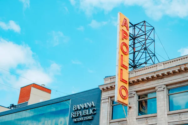 New York City Usa Maj 2023 Detalj Fasaden Apollo Theater — Stockfoto