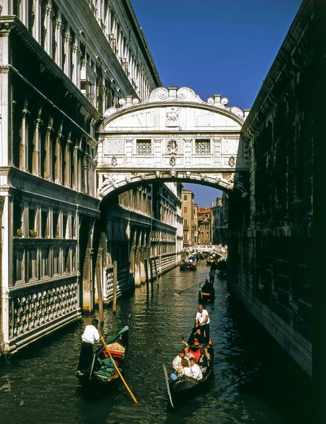Seufzerbrücke Venedig — Stockfoto
