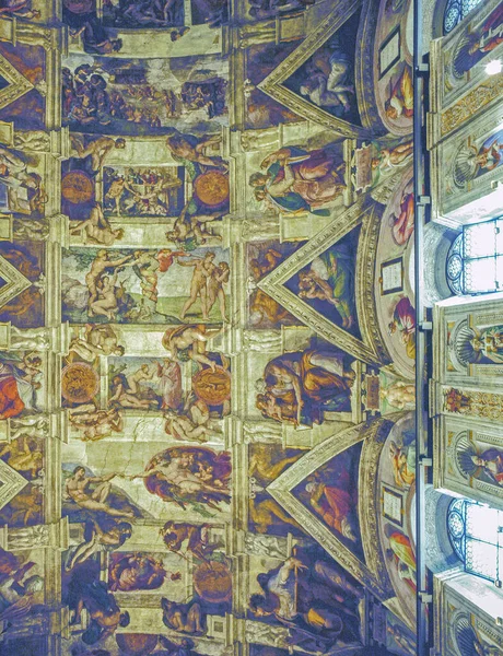 Cappella Sistina Vaticano Italia — Foto Stock