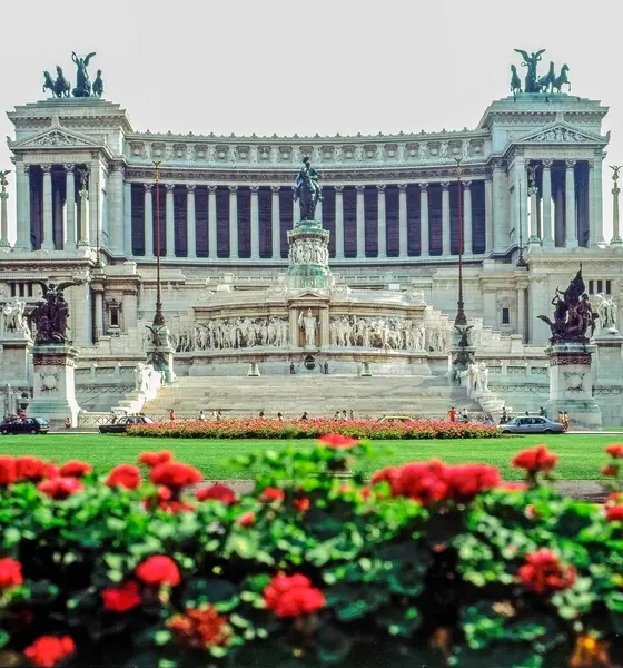 Victor Emanuel Monumento Roma Itália — Fotografia de Stock
