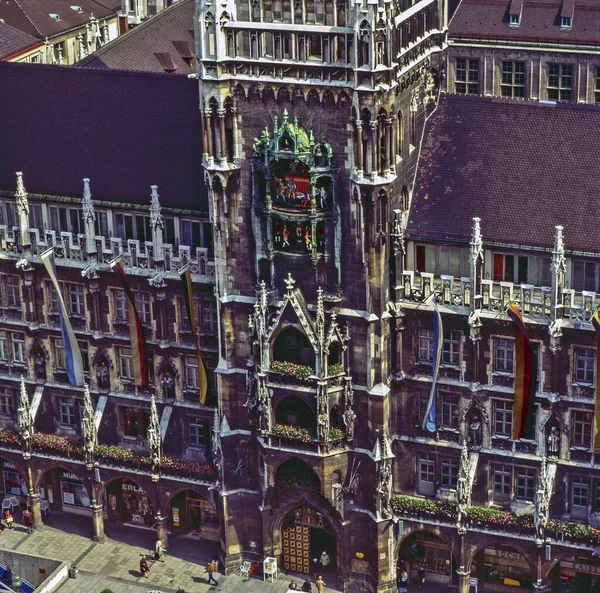 Stadhuis Marienplaz München Duitsland — Stockfoto