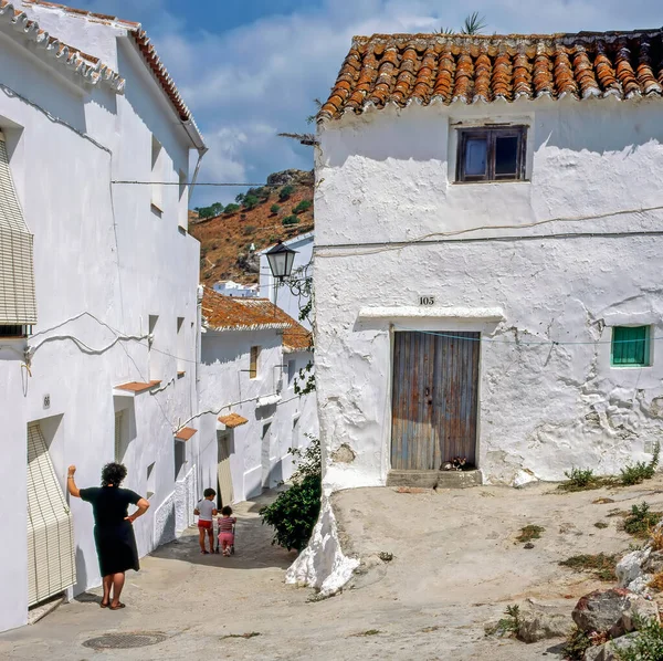 People Village Casares Spain — Stock Photo, Image