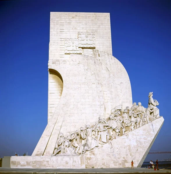 Monument Voor Ontdekkingen Lissabon Portugal — Stockfoto
